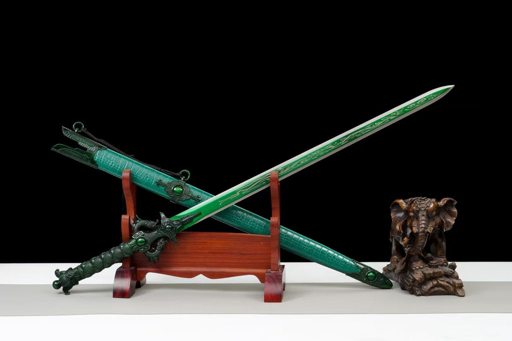 Qingzhu Fengyun Sword - Gentleman is like bamboo, the sword hides clouds, Longquan sword