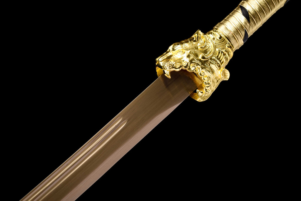 绣春刀"Tiger's Roar" Xiu Chun Dao - Ming Dynasty Chinese Sword, High Manganese Steel Modern Forged Blade, Alloy Fittings & Lacquered Wood Scabbard | Full-Tang Functional Collectible