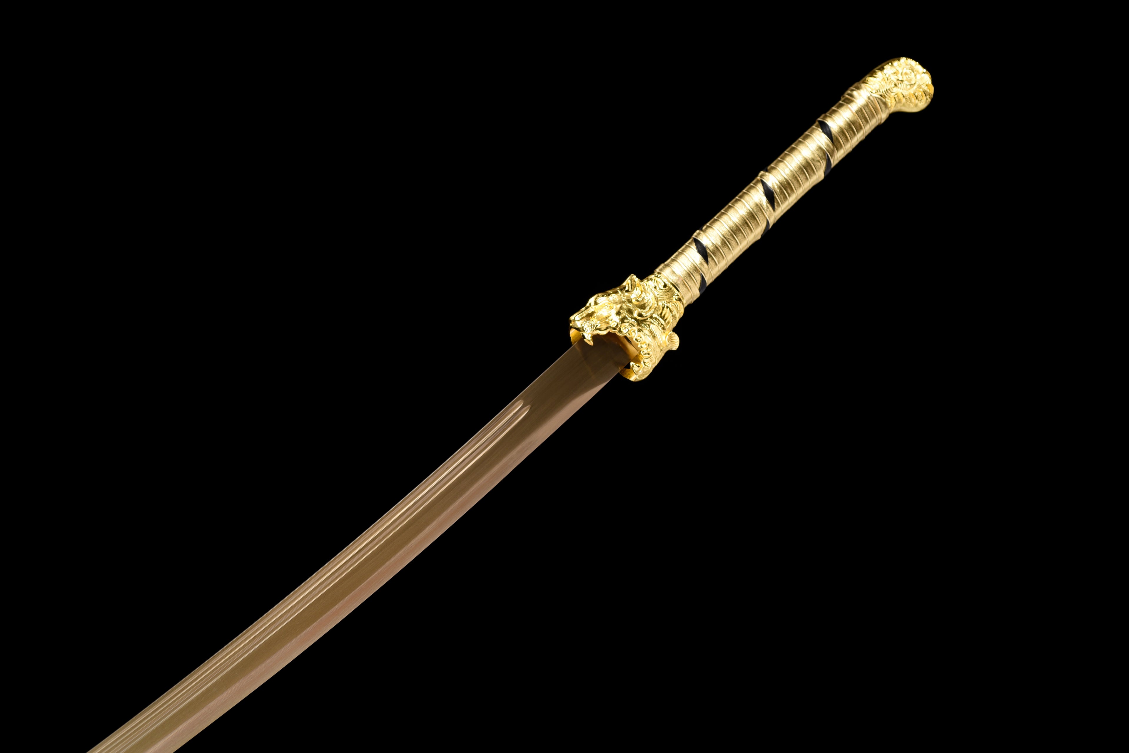 绣春刀"Tiger's Roar" Xiu Chun Dao - Ming Dynasty Chinese Sword, High Manganese Steel Modern Forged Blade, Alloy Fittings & Lacquered Wood Scabbard | Full-Tang Functional Collectible