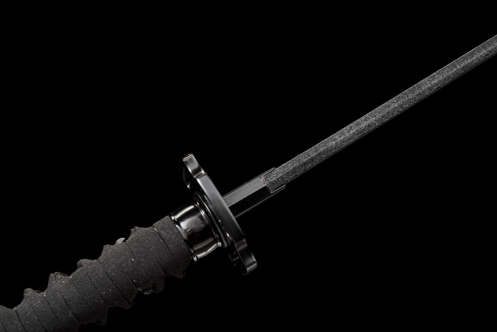 Tactical Katana - Ceramic Coated Carbon Steel Blade (Anti-Rust), Suede Cross Wrap Handle & Kydex Sheath | Full-Tang
