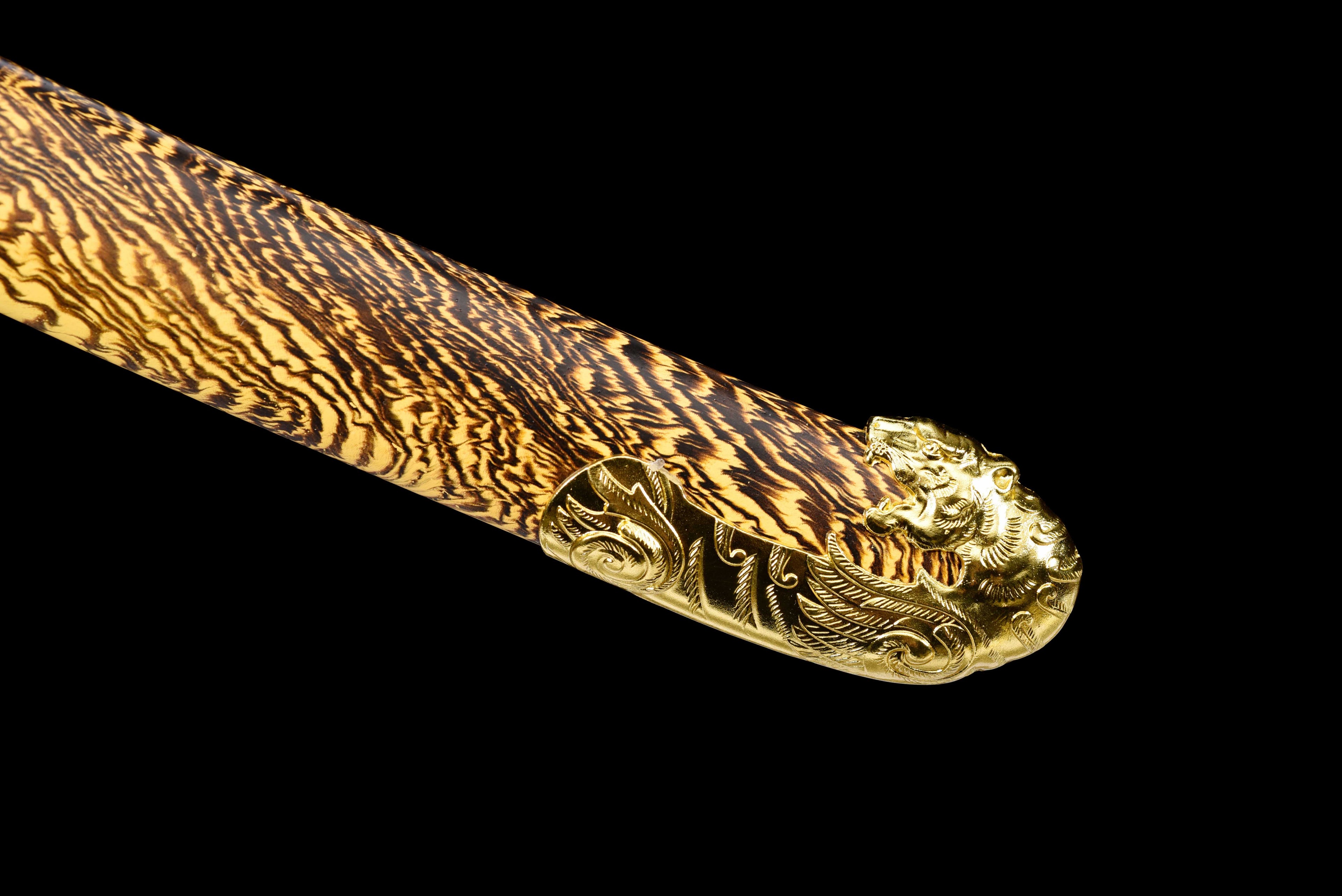 绣春刀"Tiger's Roar" Xiu Chun Dao - Ming Dynasty Chinese Sword, High Manganese Steel Modern Forged Blade, Alloy Fittings & Lacquered Wood Scabbard | Full-Tang Functional Collectible