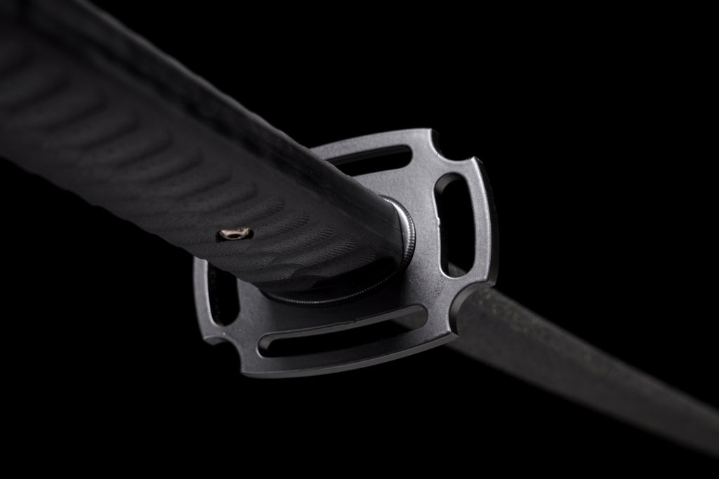 Tactical Katana with Ceramic Coated Carbon Steel Blade - Anti-Rust & Scratch Resistant, G10 Handle & Painted Wood Sheath