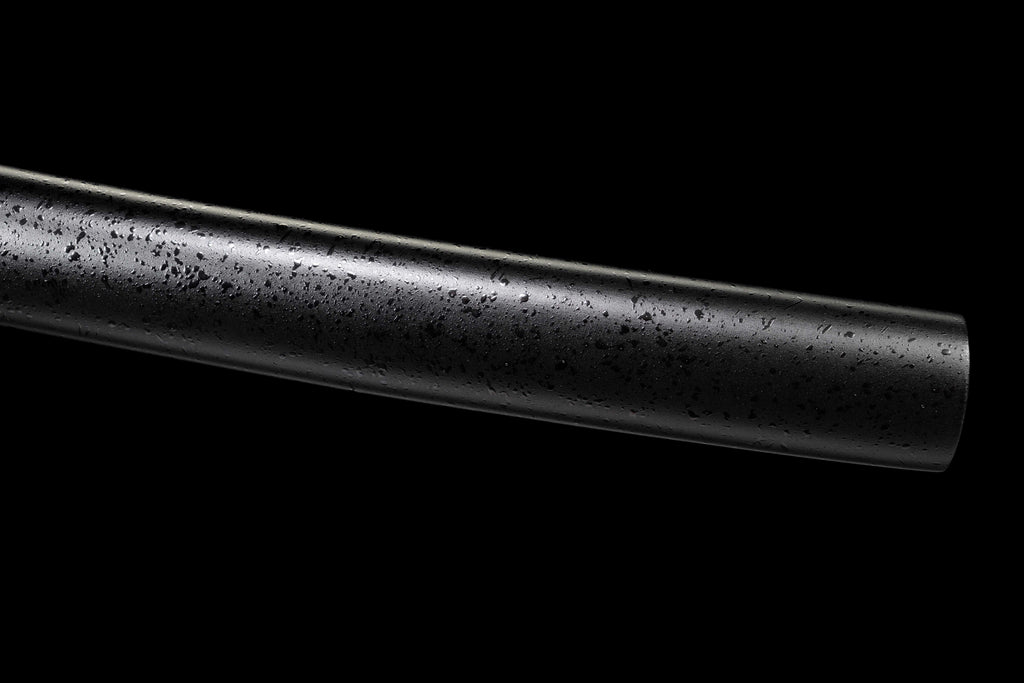 Tactical Katana with Ceramic Coated Carbon Steel Blade - Anti-Rust & Scratch Resistant, G10 Handle & Painted Wood Sheath