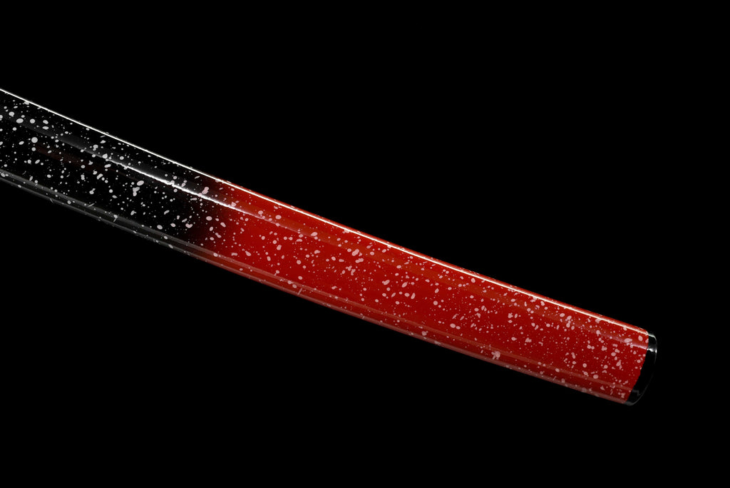 鎌蒼"Kurasama" Katana - T10 Clay Tempered Blade with Blood Groove & Hand-Polished Hamon, Alloy Tsuba, Lacquered Wood Saya | Full-Tang ﻿